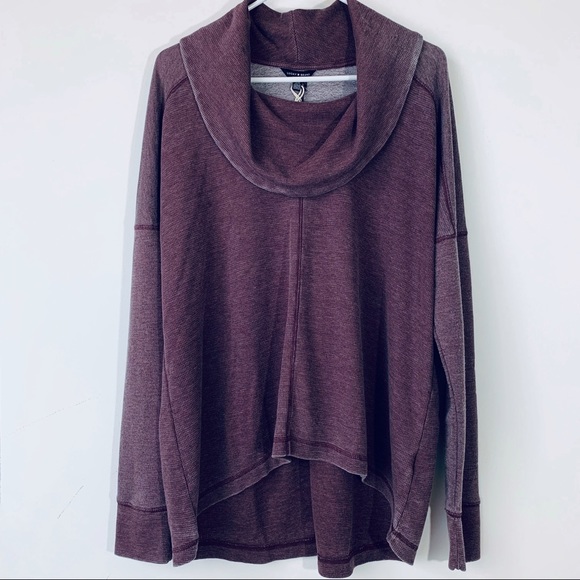 lucky brand cowl neck thermal